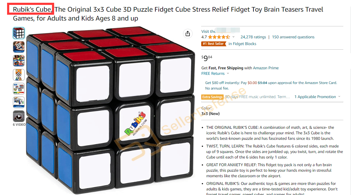 Rubik's Cube 魔方重出江湖！110家亚马逊店铺被冻结放款，后附名单